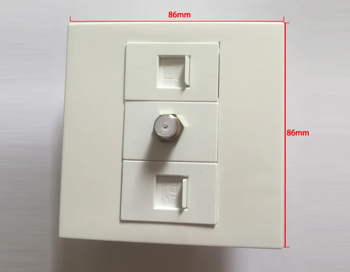 86 style socket RJ45+ TV + RJ11 pic 6