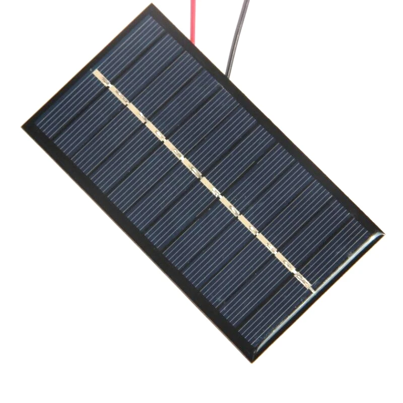 

BUHESHUI 1W 6V Mini Solar Cell+Cable Solar Panel DIY Solar Module Polycrystalline Education Kits 110*60MM Free Shipping