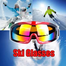 Benice двухслойные зимние Лыжный Спорт Горные лыжи сноуборд очки UV400 Анти-туман большой Лыжная маска очки лыжные защитные очки для мужчин и женщин
