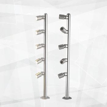 

Led cabinet jewellery counter wine cabinet stand rod display small shooting lamp