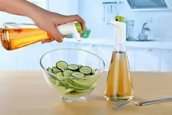 1 шт. Кухня приправа масло-спрей бутылка зеленый Стекло масленка масло может утечки масла и уксуса соус бутылки высокое качество Быстрая ок