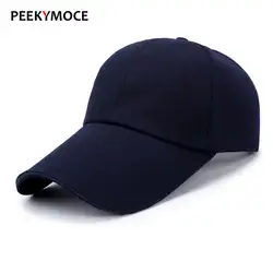 Peekymoce Гольф Шапки для Для женщин Кепки Бейсболки для женщин сплошной длинный козырек Hat Gorras Повседневное Snapback кости Спорт Бейсбол Кепки