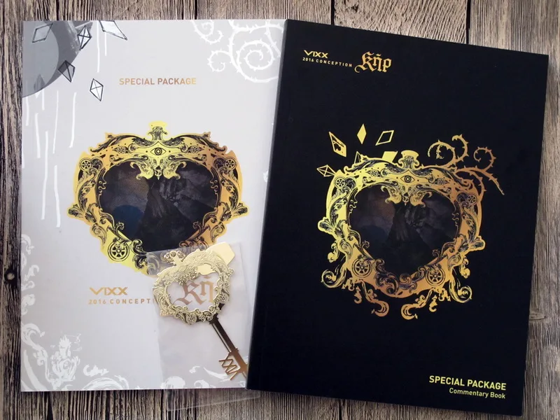 vixx autographed signed 2016 conception ker album cddvdphotobook new korean limited version presale shipping early december in photo albums from home