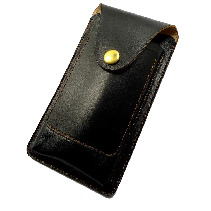 

Hold Two Mobile Phones+5 Cards 5.7 Inch Apple Iphone 6 Plus 7 plus Huawei Honor V8 Mobile Phone Holster Leather Waist Bag Wfkd