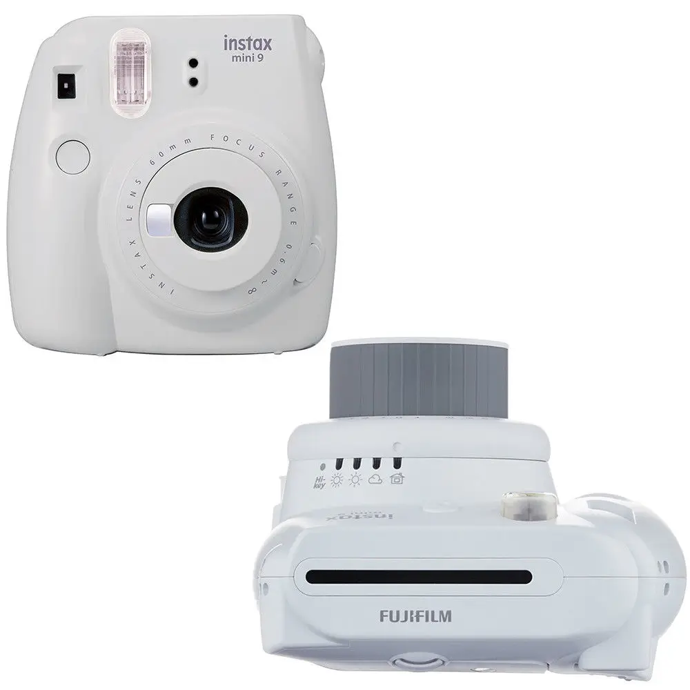 Мгновенная Камера Fujifilm Instax Mini 9 дымчато белый + 20 фотографий 8 белая пленка для