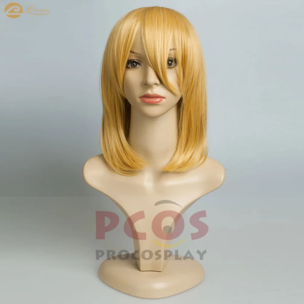 

Howl's Moving Castle Royal Wizard of Ingary hair cosplay wigs Howl Jenkins Pendragon shoulder-length blonde cosplay wig mp004225
