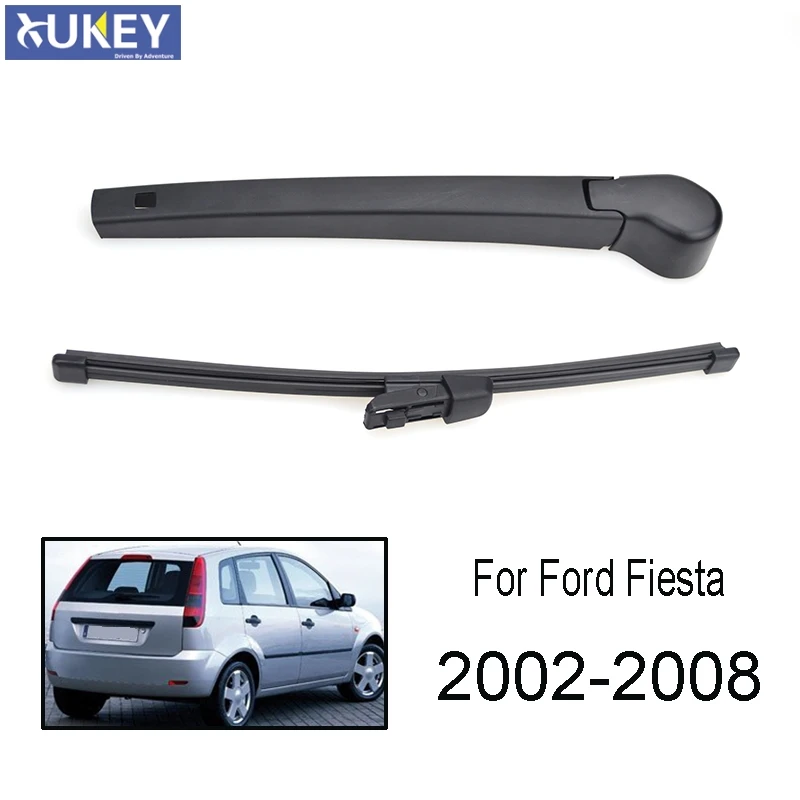 

XuKey Rear Windscreen Wiper Arm With Blade Set For Ford Fiesta V MK5 Back Windshield 2002 2003 2004 2005 2006 2007 2008