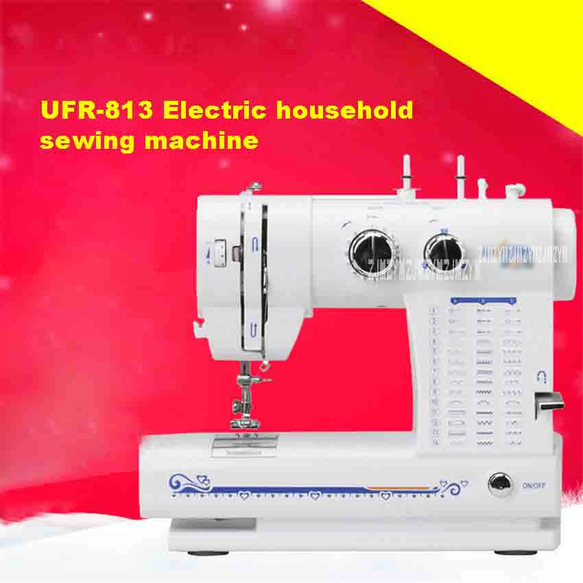 Новая электрическая домашняя многофункциональная швейная машина UFR-813 мини-швейная машина 18 Вт 250-300 об/мин горячая распродажа