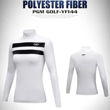 Осенний женский костюм для гольфа, Длинные дышащие футболки, белая спортивная одежда, размер s-xl