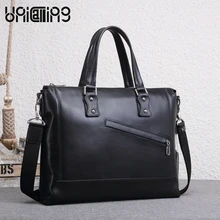 UNICALLING мужская кожаная сумка шикарный стильный мужской кожаный портфель мягкая на ощупь Натуральная кожа Мужская сумка для ноутбука