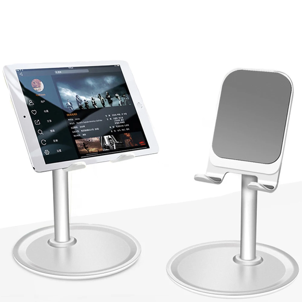 Universal Aluminium Stand Desk Holder For Xiaomi Mobile Phone Holder For iPhone Metal Tablets Stand For ipad Microsoft surface