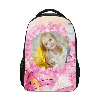 

Backpacks For Girls Fashion Floral Butterfly Customized 3D Printing Bookbag School Bags Rugzak Casual Daypacks Mochila Escolar