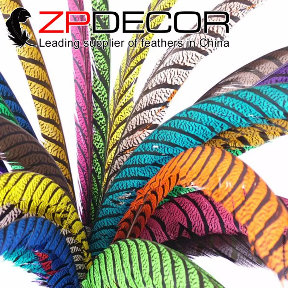 Zpdecoration 31 35 дюймов (80 90 см) 50 шт./лот драгоценные натуральные красочные перья из