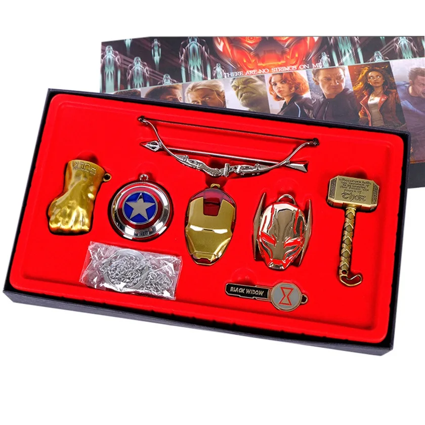 

New Avengers Keychain Weapon Toy With Original Box Avengers 3 Infinity War Cosplay Super Hero Brinquedos Marvel Fans Toys Gift