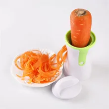 Кухонный спиральный резак для овощей ручная спиральная терки