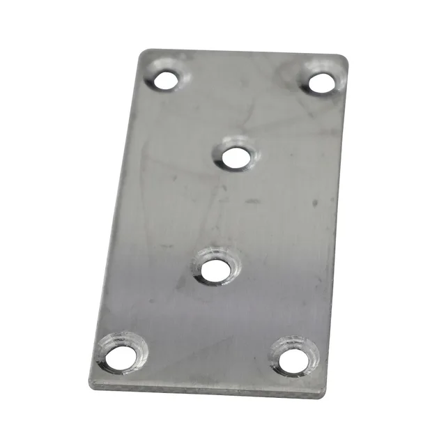 80x42mm Stainless Steel Corner Brackets 2mm Thickness Straight Flat