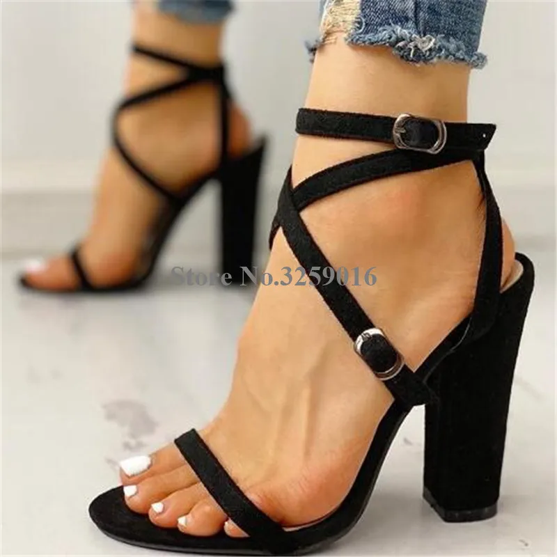 simple black open toe heels
