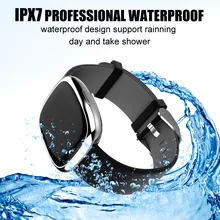 Водонепроницаемый IP67 для девушек и женщин, Блютуз, умный Браслет фитнес-трекер: монитор сердечного ритма Монитор кровяного Давление монитор браслет для IOS Android