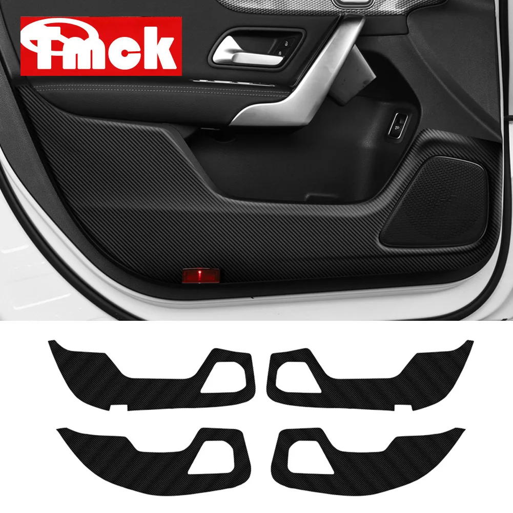 For Mercedes Benz A Class W177 V177 2019+ Car Protector Side Edge Protection Pad Anti-kick Door Mat