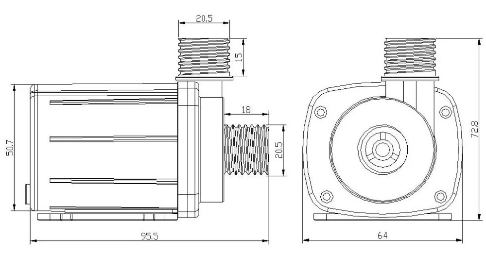 Насос высокого давления, 2600~ 3000L/ч 8 м высокий подъем, 12V 24V DC погружной водяной насос, насос с бесщеточным двигателем постоянного тока, для горячей воды