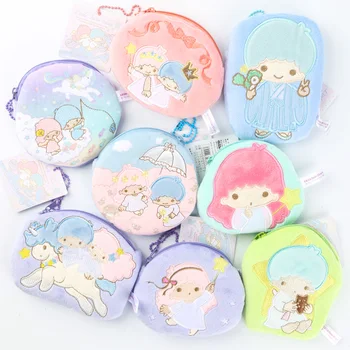 

New Arrival Little Twin Stars Coin Purse Unisex Wallet Multi-functional Kawaii Bag Anime Plush Toys