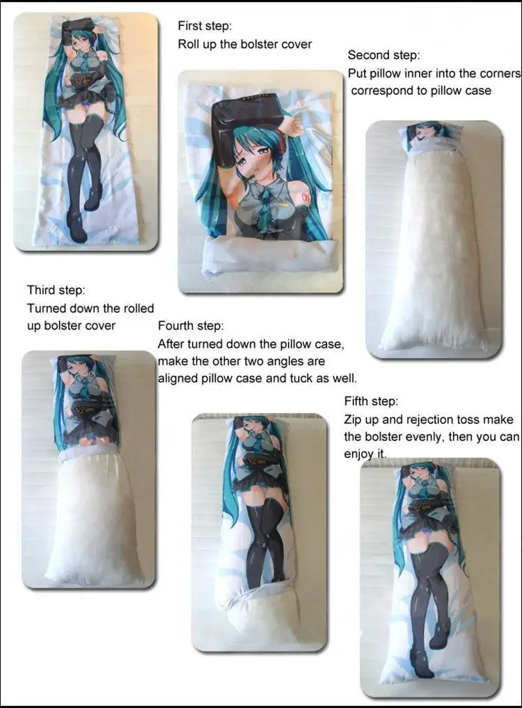 Machikado Mazoku Yoshida Yuuko Anime Dakimakura Hugging Body Pillows Case Cover