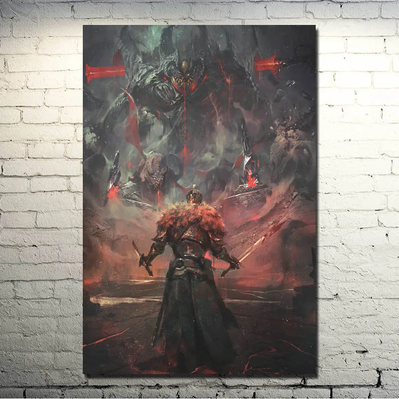 PC GAME POSTER DEVIL HUNTER DARK SOULS DECORATIVE PAINTINGS CAN BE CUSTOMIZED