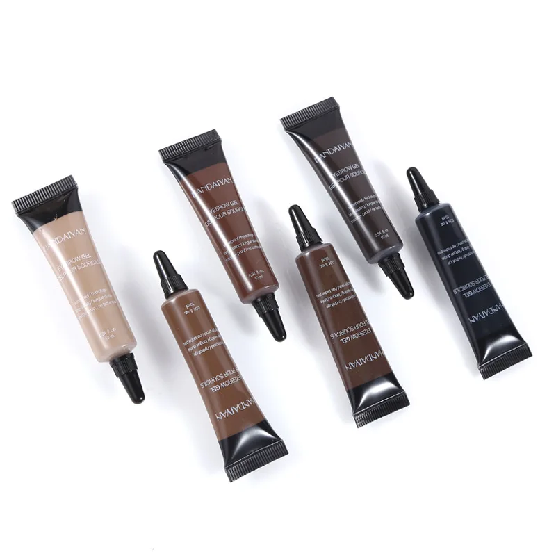 Крем для бровей Гель maquillaje профессиональный макияж микроволокна бровей Татуировка ручка оттенок стойкий водонепроницаемый гель для бровей из хны