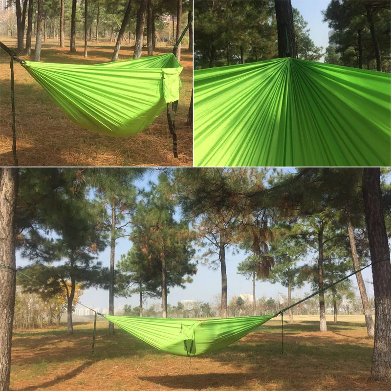 2019 Dropshipping Portable Parachute Hammock Camping Survival Garden  Hunting Leisure Hamac Travel Double Person Hamak