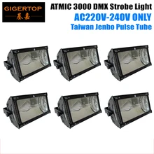 Tiptip 6 XLOT Martin 3000 W Atmic ступенчатый стробоскоп 220 V Светящийся сигнальный фонарь световая балка Аварийные огни Театр/сценическое освещение