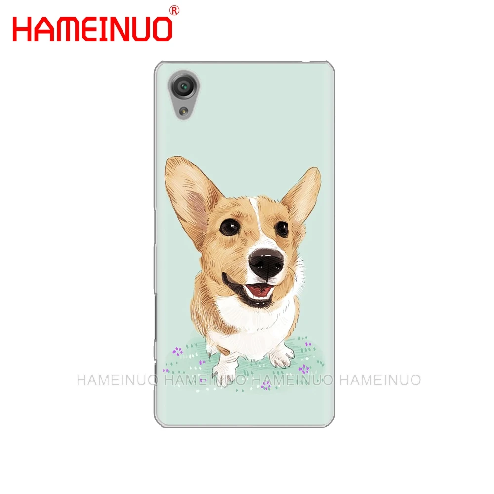 HAMEINUO Corgi милый мультяшный чехол для телефона с животными sony xperia C6 XA1 XA2 XA ULTRA X XP L1 L2