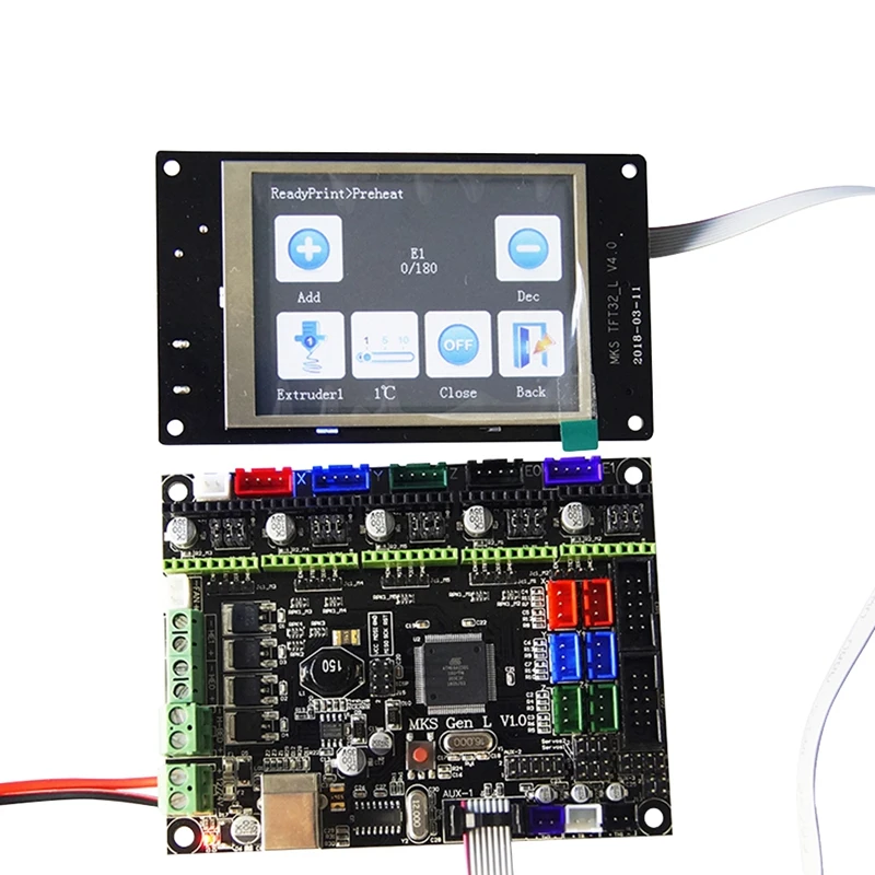 MKS GEN L V1.0 + TFT32 lcd сенсорный дисплей для 3d принтера стартера|3D принтеры| |