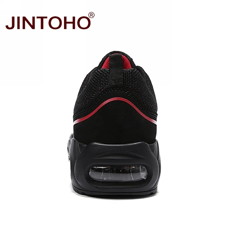 JINTOHO 2019 спортивная обувь для мужчин дышащие черные кроссовки дешевые мужские