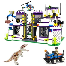 826 шт. Юрский Мир Marvel Super Hero sermoido динозавр строительные блоки Развивающие Кирпичи игрушки для детей