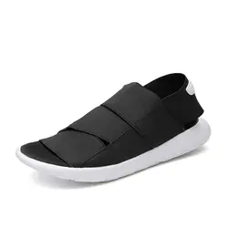 Для мужчин восходящий пляжная обувь 2019 мужской Приморский обувь для воды черный, красный Приморский большой размеры быстросохнущие