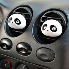 2 шт./компл. автостайлинг панда автомобильные освежители воздуха 100 5 мл однотонные освежители воздуха OEM Кондиционер вентиляционное отверстие ароматизатор в автосалонах