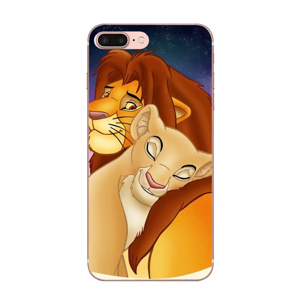 Для Apple iPhone 4 4S 5 5C 5S SE 6 6S 7 8 Plus X XS Max XR TPU чехол с принтом Simba Nala|Бамперы| |