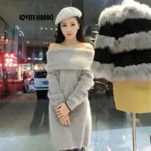 Свитер с воротником норки, водолазка, свитер без бретелек, вязаная юбка JN609