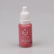 Высокое качество постоянная татуировка на брови краски губ татуировки чернила 2 шт розовая манва 15 мл/бутылка пигмент «Biotouch»