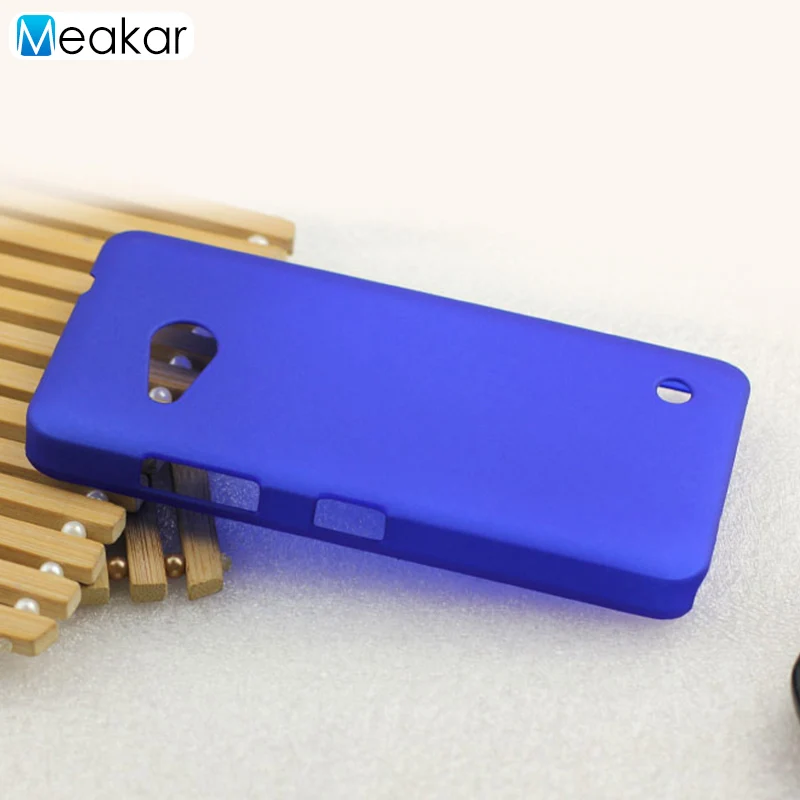 Матовый пластиковый чехол 550 для microsoft Lumia 550 чехол для microsoft Nokia Lumia чехол-лента на заднюю панель - Цвет: blue