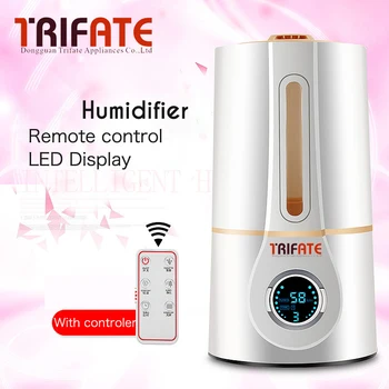

Humidifier Ultrasonic Timing Water Shortage LED Display Temperature and Humidity Display Remote Control Humidifier