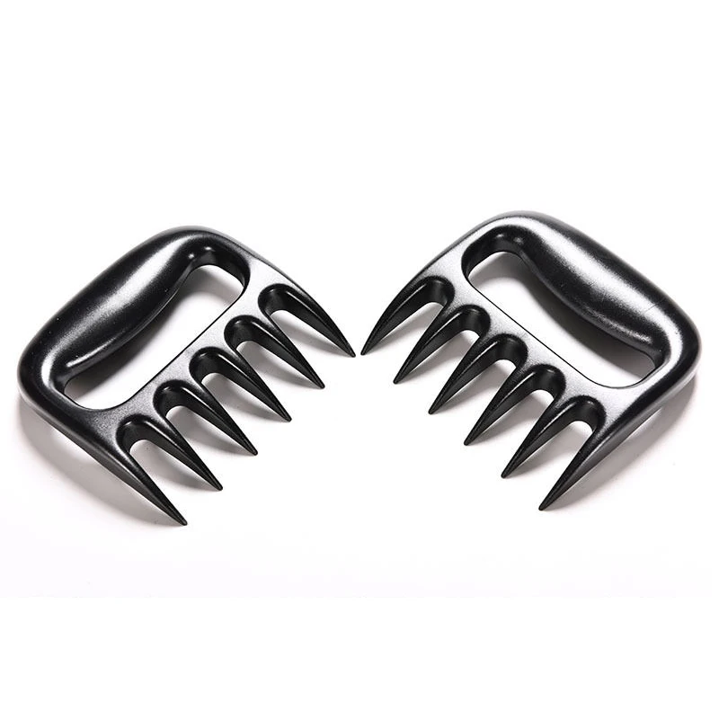 1Pcs Bear Meat Claws Black BBQ Meat Claws Shredding Barbecue Fork Tongs