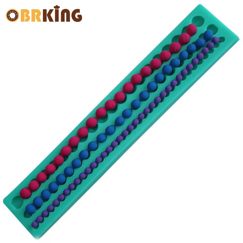 OBRKING силиконовая нить для торта с жемчугом помадный десерт декоративные формы