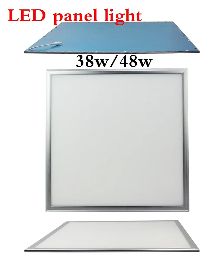 Slim panel 60CM*60CM led ceiling light 38W 48W Fluorescent Bulb, led panel light 600mm*600mm led lamp AC85-265V 10pcs DHL FREE