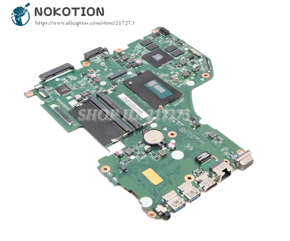 NOKOTION для Acer Aspire e5-573g Материнская плата ноутбука NBMVG11003 NBMVM11003 DA0ZRTMB6D0 I5-5200U Процессор 940 м видео карты