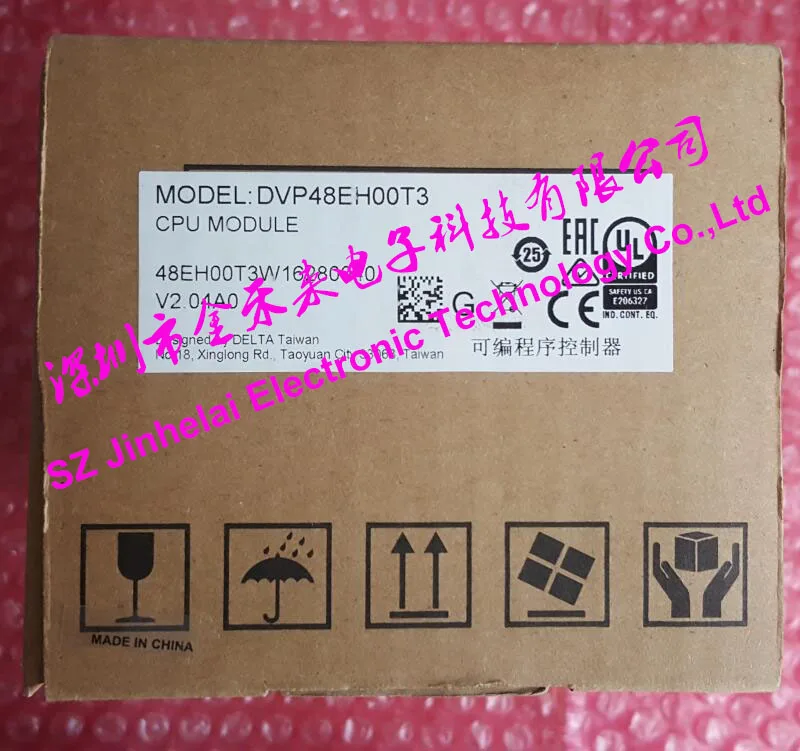 

100% новый и оригинальный DVP48EH00T3, DVP48EH00R3 Delta PLC 48-точечный хост, 24DI/24DO