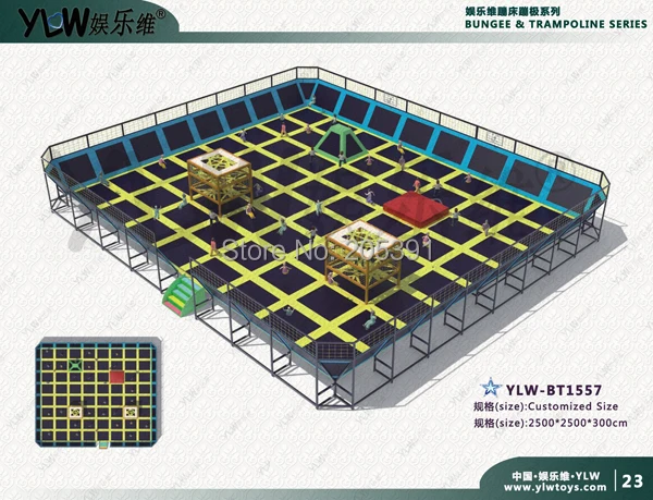 Индивидуальные аттракционы закрытый Батутный парк, фитнес батут кровать, спорт батут для тренировок с spong pit