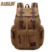 New High Quality Men Backpack Zipper Solid Men’s Travel Bags Canvas Bag mochila masculina school bags
