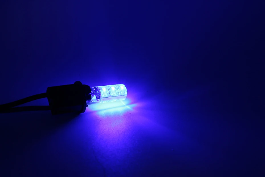 Multi-color W5W 194 T10 RGB LED Flash Strobe Fade Remote Control Colorful Lights (4)