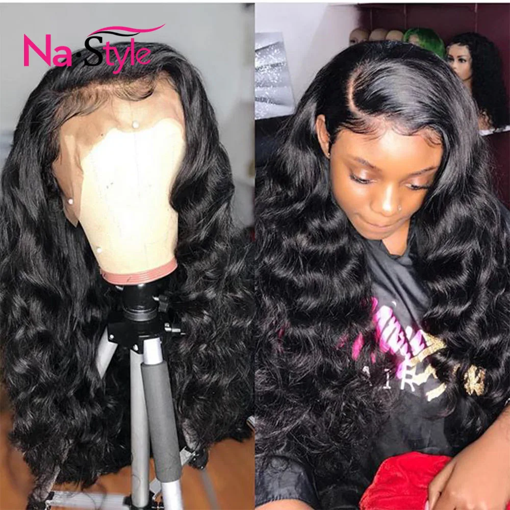 

250 Density Lace Wig Loose Wave Wig Brazilian Lace Front Wigs Lace Wigs Human Hair With Baby Hair Bleached Knots Natural Color